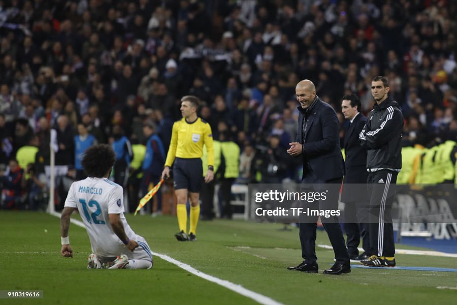 Real Madrid v Paris Saint-Germain - UEFA Champions League Round of 16: First Leg