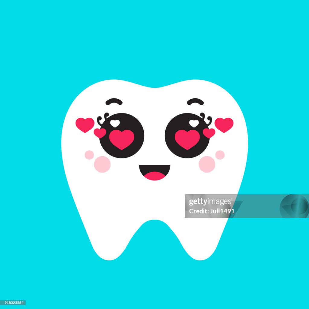 Cute Tooth With Hearts High-Res Vector Graphic - Getty Images