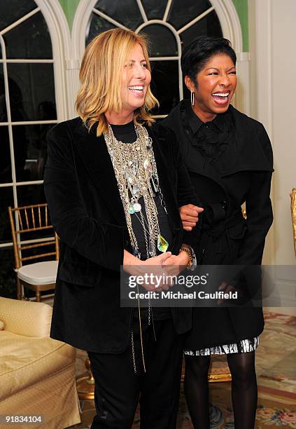 Personality Steven Cojocaru and musician Natalie Cole attend the "On the List: Fixing America's Failing Organ Transplant System" book release party...