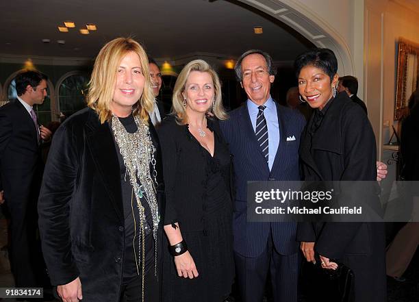 Personality Steven Cojocaru, Nancy Davis, author Steve Farber and musician Natalie Cole attend the "On the List: Fixing America's Failing Organ...