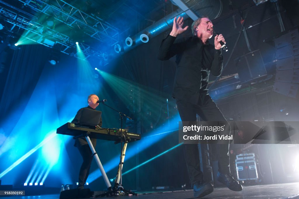 OMD Perform in Concert in Barcelona