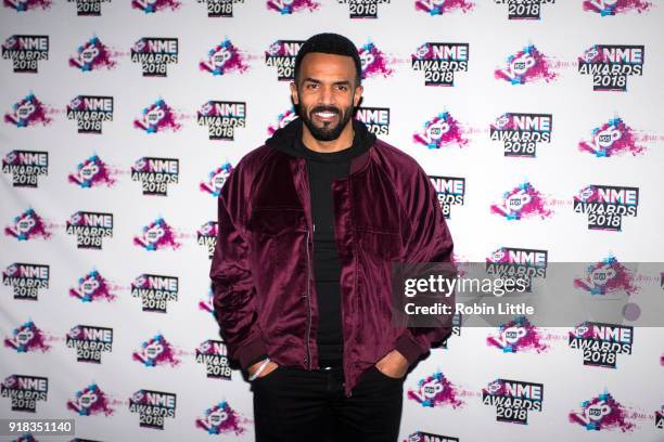 Craig David attends the VO5 NME Awards held at Brixton Academy on February 14, 2018 in London, England.