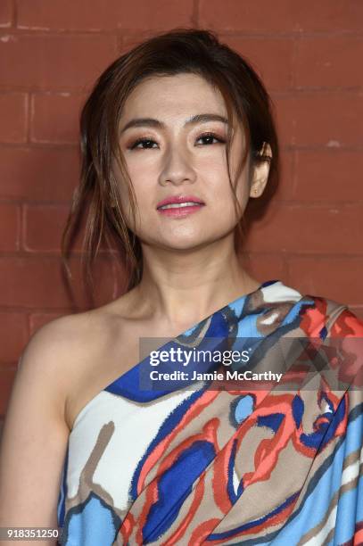 Selina Jen attends the Marc Jacobs Fall 2018 Show at Park Avenue Armory on February 14, 2018 in New York City.