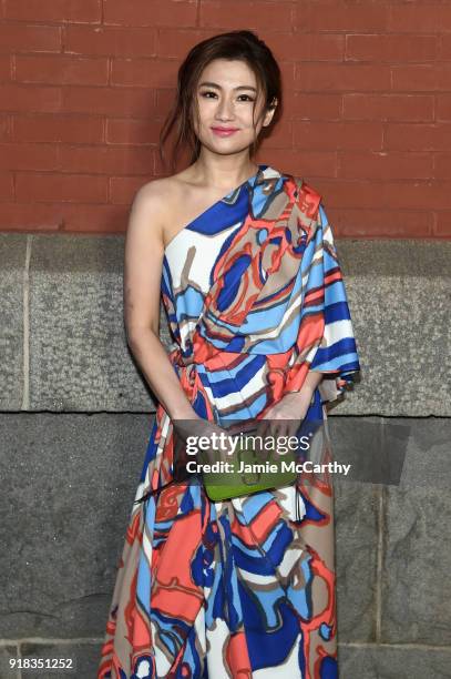 Selina Jen attends the Marc Jacobs Fall 2018 Show at Park Avenue Armory on February 14, 2018 in New York City.