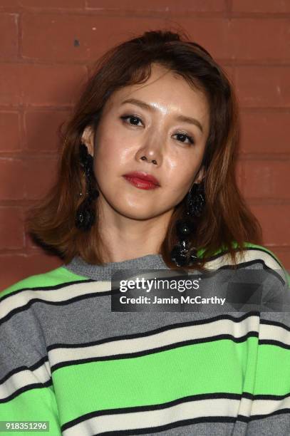 Chae Jung-an attends the Marc Jacobs Fall 2018 Show at Park Avenue Armory on February 14, 2018 in New York City.