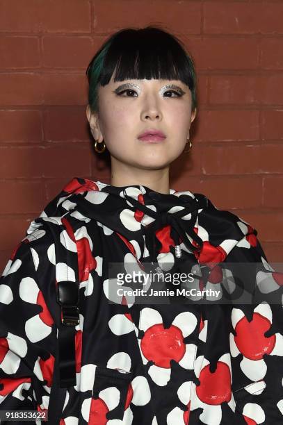 Yuki Matsuda attends the Marc Jacobs Fall 2018 Show at Park Avenue Armory on February 14, 2018 in New York City.