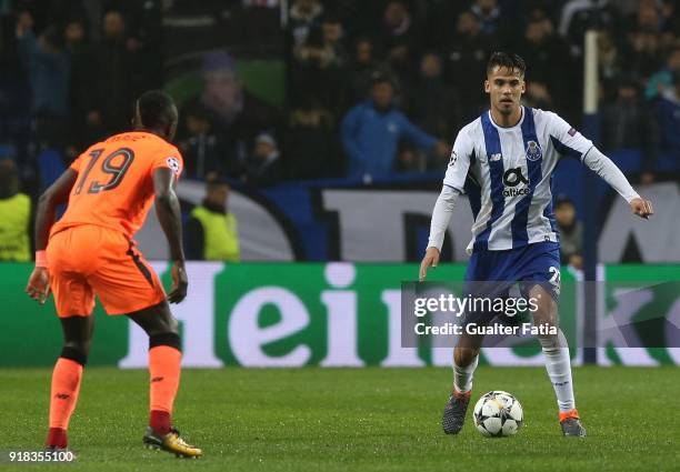 Porto defender Diego Reyes from Mexico in action during the UEFA Champions League Round of 16 - First Leg match between FC Porto and Liverpool FC at...