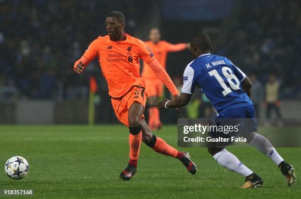 Liverpool midfielder Georgina Wijnaldum from Netherland in action during the UEFA Champions League Round of 16 - First Leg match between FC Porto and...