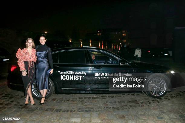 German actress Alicia von Rittberg and German actress Maria Ehrich attend the Young ICONs Award in cooperation with ICONIST at BRLO Brwhouse on...