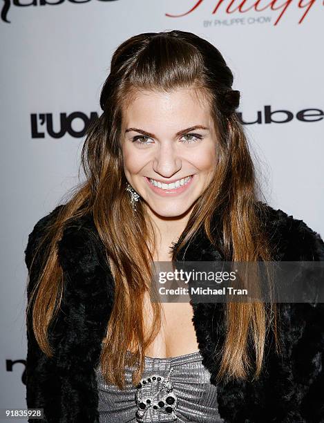 Rachel McCord arrives to the opening celebration for Philippe West Hollywood held on October 12, 2009 in Los Angeles, California.