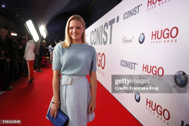 Jennifer Ulrich attends the Young ICONs Award in cooperation with ICONIST at Spindler&Klatt on February 14, 2018 in Berlin, Germany.