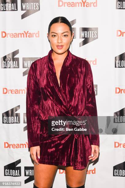Model and fitness coach Mia Kang attends DreamYard hosts Bronxwrites' Poetry Slam Finals showcasing The Best Middle and Elementary School Students...