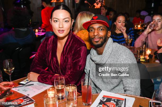 Model and fitness coach Mia Kang and actor Daniel Watts attend DreamYard hosts Bronxwrites' Poetry Slam Finals showcasing The Best Middle and...