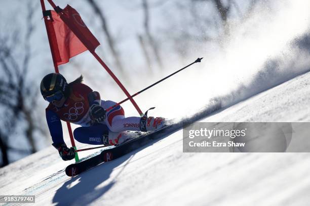 Adeline Baud Mugnier of France competes during the Ladies' Giant Slalom on day six of the PyeongChang 2018 Winter Olympic Games at Yongpyong Alpine...