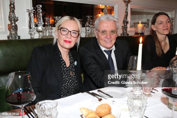 Henry Huebchen during the Freundeskreis-Dinner at Restaurant Grace in the Hotel Zoo on February 14, 2018 in Berlin, Germany. On the occasion of the...