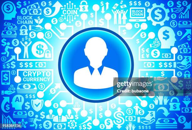 face icon on money and cryptocurrency background - headshot backdrop stock illustrations