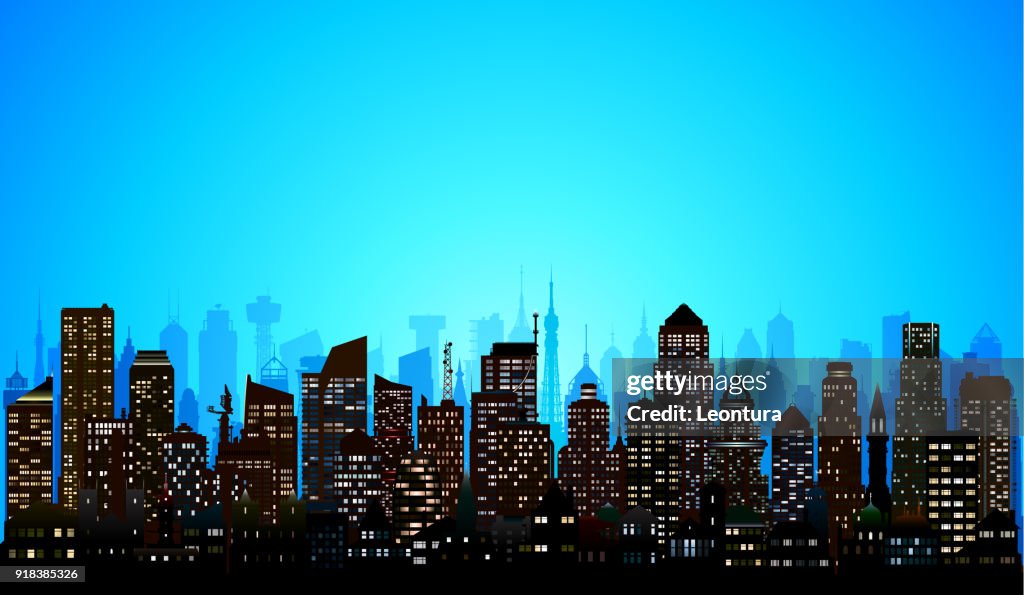 City (alla byggnader är komplett och rörliga)