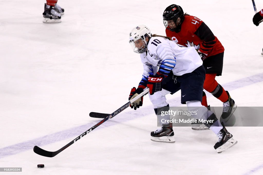 Ice Hockey - Winter Olympics Day 6 - United States v Canada