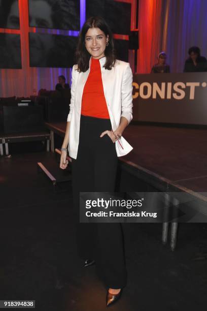 Marie Nasemann during the Young ICONs Award in cooperation with ICONIST at Spindler&Klatt on February 14, 2018 in Berlin, Germany.