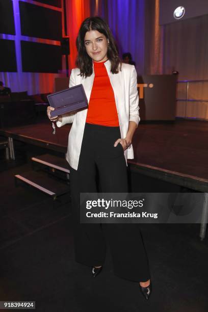 Marie Nasemann during the Young ICONs Award in cooperation with ICONIST at Spindler&Klatt on February 14, 2018 in Berlin, Germany.