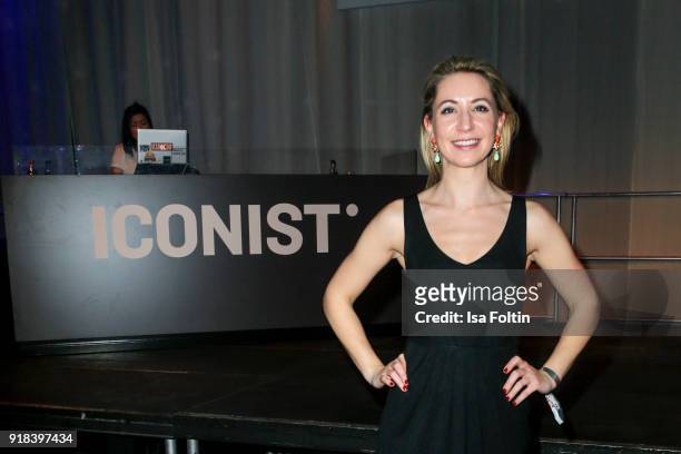 Nora Stolz during the Young ICONs Award in cooperation with ICONIST at Spindler&Klatt on February 14, 2018 in Berlin, Germany.