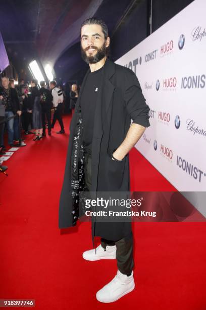 Nik Xhelilaj attends the Young ICONs Award in cooperation with ICONIST at Spindler&Klatt on February 14, 2018 in Berlin, Germany.