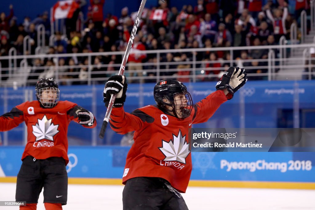 Ice Hockey - Winter Olympics Day 6 - United States v Canada