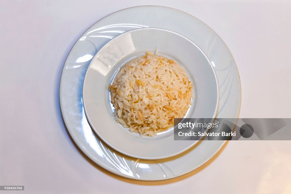 Pilav Rice Traditional Turkish Food Pilav Pilac Rice High-Res Stock Photo - Getty ...