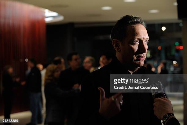Writer Moises Kaufman at the premiere of "The Laramie Project: 10 Years Later" at Lincoln Center for the Performing Arts on October 12, 2009 in New...