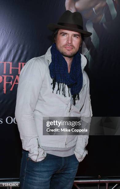 Actor Matthew Settle attend the premiere of "The Stepfather" at the SVA Theater on October 12, 2009 in New York City.