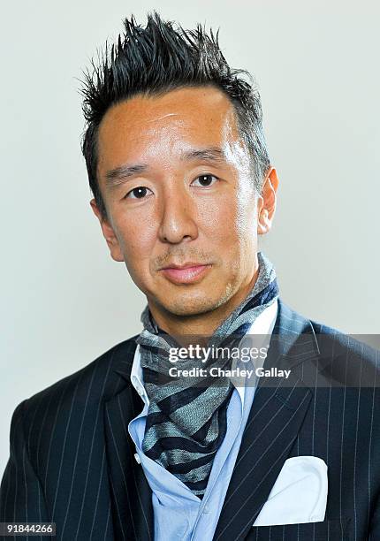 Designer Eric Kim poses for a portrait at Fashion Group International of Los Angeles' "Meet The Designers" at the Standard Hotel on October 12, 2009...