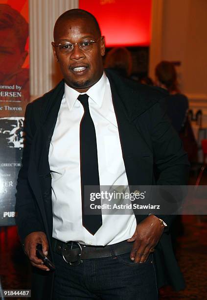 Andre Harrell attends the opening night of "County Of Kings" at The Public Theater on October 12, 2009 in New York City.