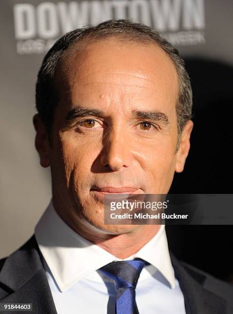 Designer Lloyd Klein arrives at Fashion Group International of Los Angeles' "Meet The Designers" at the Standard Hotel on October 12, 2009 in Los...