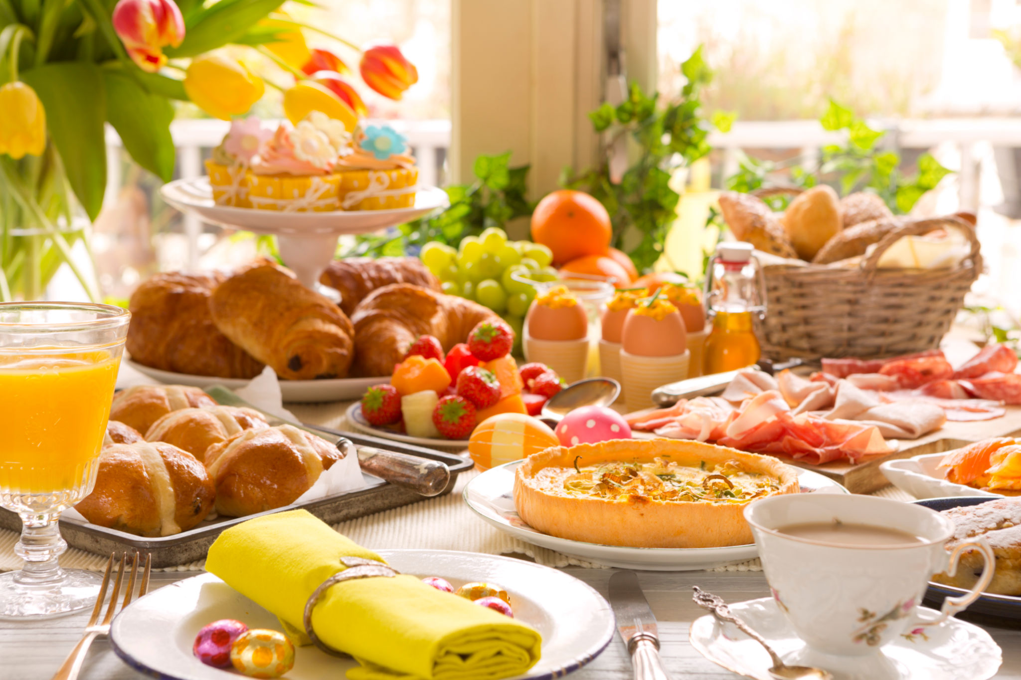 brunch setting
