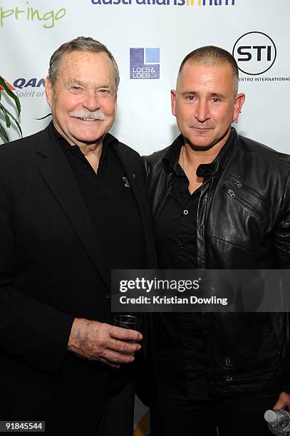 Ron Barassi and Anthony LaPaglia attend the Australians In Film Screening Of "Balibo" at the Harmony Gold Theatre on October 12, 2009 in Los Angeles,...