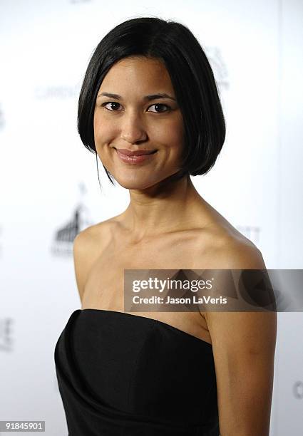 Actress Julia Jones attends The Art of Elysium's Genesis event at HD Buttercup on October 10, 2009 in Los Angeles, California.