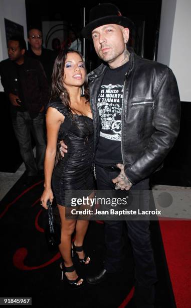 Evan Seinfeld and Lupe Fuentes sighting in West Hollywood on October 12, 2009 in Los Angeles, California.