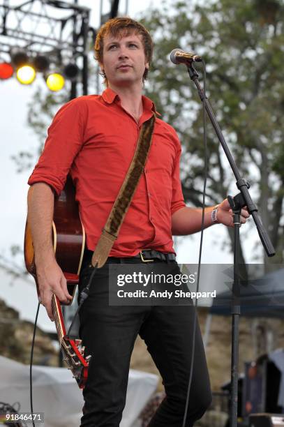 Paul Noonan of Bell X1 performs on stage on Day 2 of Austin City Limits Festival 2009 at Zilker Park on October 3, 2009 in Austin, Texas. U.S.A.