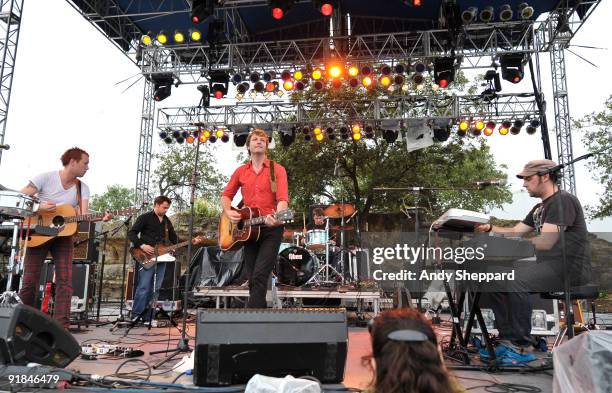 Paul Noonan of Bell X1 performs on stage on Day 2 of Austin City Limits Festival 2009 at Zilker Park on October 3, 2009 in Austin, Texas. U.S.A.