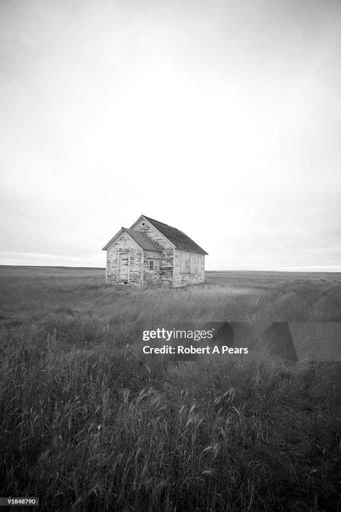 An Abandoned One Room School House