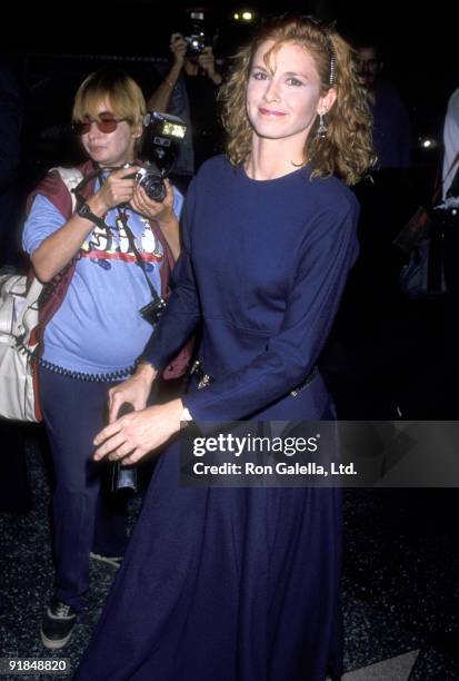 Actress Stephanie Zimbalist attends the "Who's Afraid of Virginia Woolf?" Opening Night Performance on October 5, 1989 at James A. Doolittle Theatre...