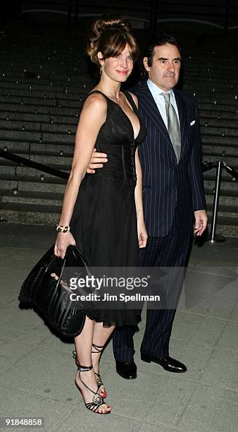 Stephanie Seymour and husband Peter Brant