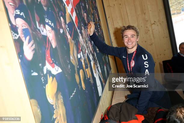 Olympian Tucker West attends the USA House at the PyeongChang 2018 Winter Olympic Games on February 16, 2018 in Pyeongchang-gun, South Korea.