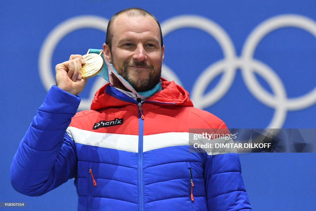 ALPINE SKIING-OLY-2018-PYEONGCHANG-MEDALS
