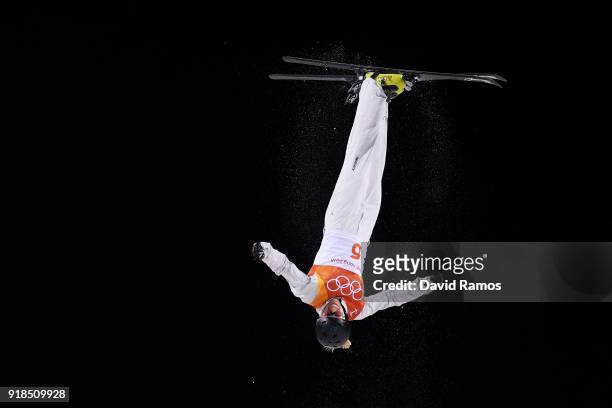 Danielle Scott of Australia competes during the Freestyle Skiing Ladies' Aerials Qualification on day six of the PyeongChang 2018 Winter Olympic...