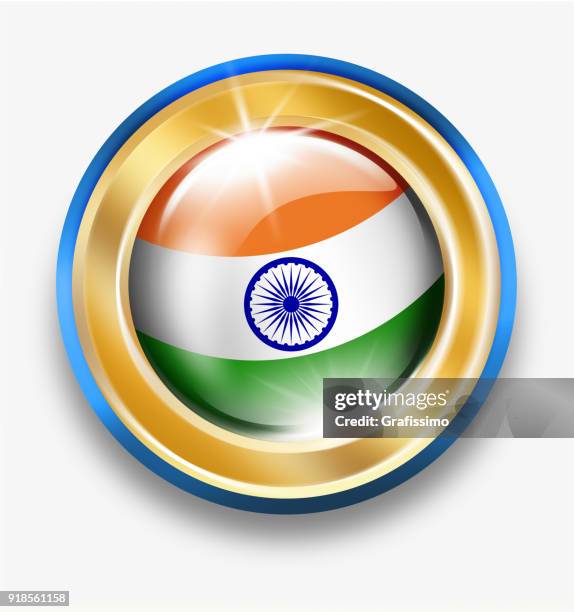 India Flag Button Photos and Premium High Res Pictures - Getty Images