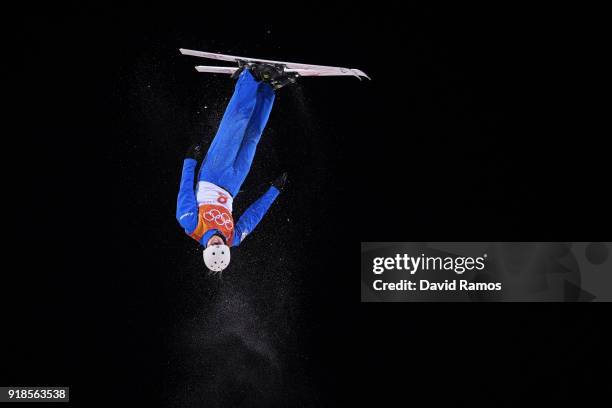 Kiley Mckinnon of the United States competes during the Freestyle Skiing Ladies' Aerials Qualification on day six of the PyeongChang 2018 Winter...