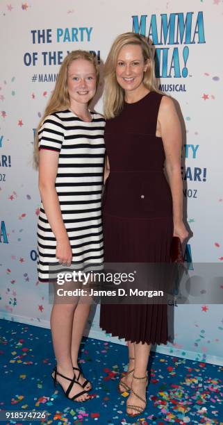 Melissa Doyle and daughter Talia arrive ahead of the premiere of Mamma Mia! The Musical at Capitol Theatre on February 15, 2018 in Sydney, Australia.