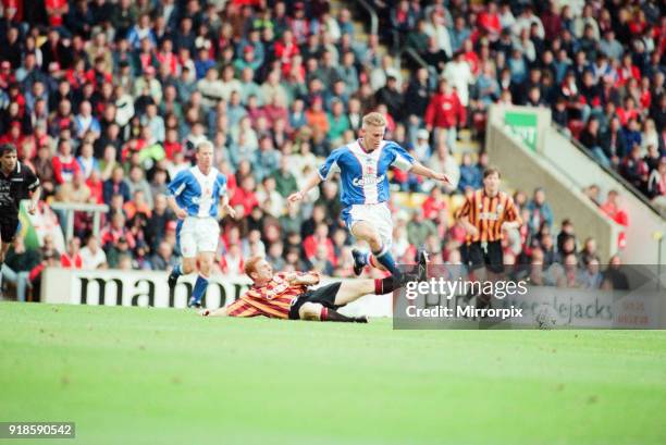 Bradford 2-2 Middlesbrough, League Division One match at Valley Parade, Saturday 13th September 1997, Anthony Ormerod in action on his debut.