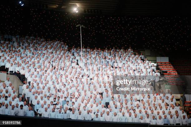 Cor World Choir concert at Cardiff Arms Park, 29th May 1993.